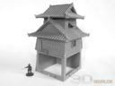 3D Aliens Worlds Samurai Castle Corner Tower8