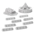 Forge World Adeptus Titanicus Turbine, Crate And Barricades 3