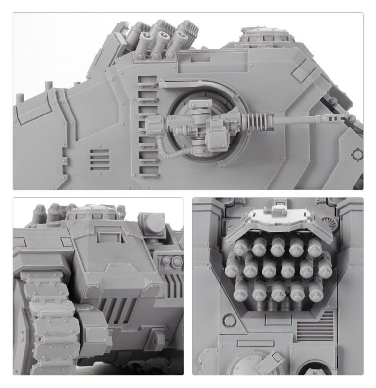 X1 Arquitor Bombard With Morbus Heavy Bombard Forgeworld - Résine - Incomplet (occasion)