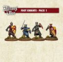 Footsore Miniatures Barons' War Medieval Miniature Rangefoot Knights 1