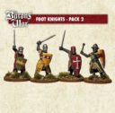 Footsore Miniatures Barons' War Medieval Miniature Rangefoot Knights 2