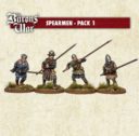 Footsore Miniatures Barons' War Medieval Miniature Rangespearmen 1