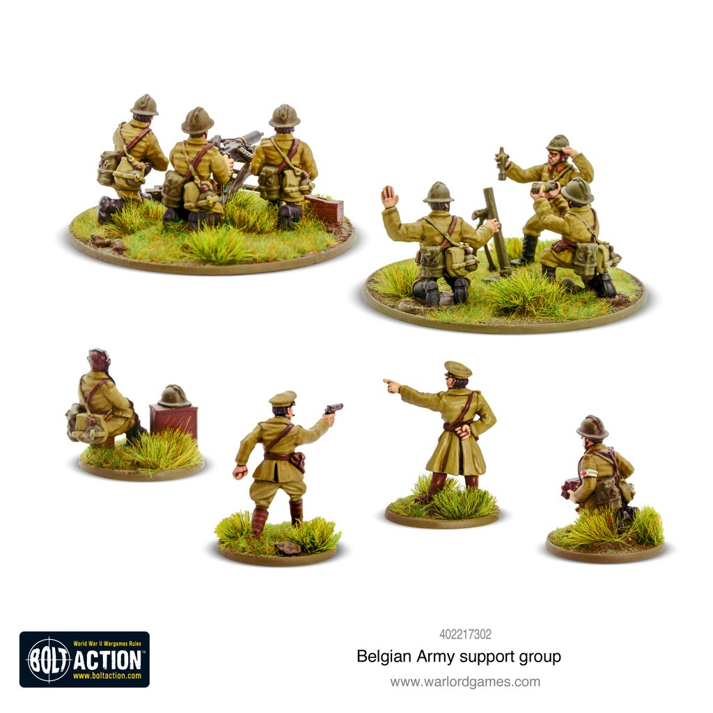 BUF anti-tank team and support squad WLG403012204 Bolt Action 