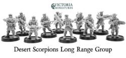 VM Victoria Miniatures Desert Scorpions 10 Man Squad 1