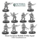 VM Victoria Miniatures Desert Scorpions 10 Man Squad 2