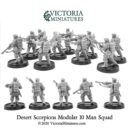 VM Victoria Miniatures Desert Scorpions 10 Man Squad 3