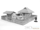 3DAlienWorlds Samurai Teahouse Set 02