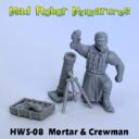 Mad Robot Miniatures Mortar Team 01