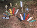 3D Alien Worlds Samurai Nobori Flags 1