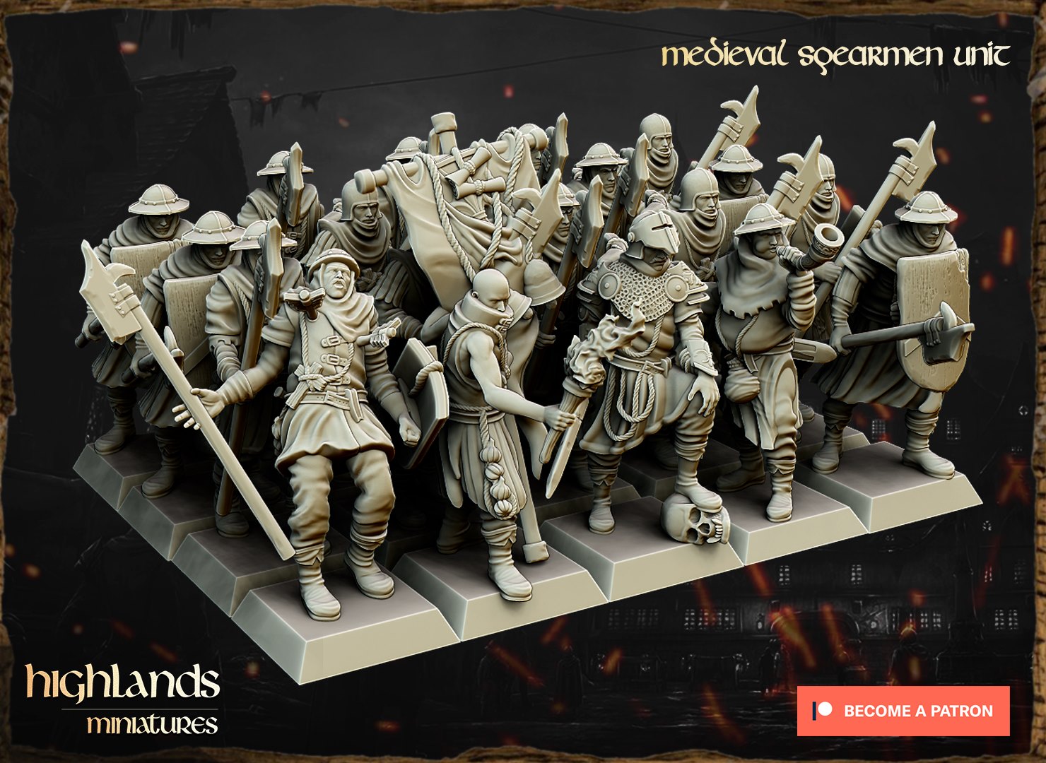 Saga Highlands Miniatures Warhammer Musketen AoS Miniaturen Imperium 