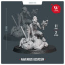 Artel W Miniatures Ravenous Assassin & Warlock Of The Crimson Legion