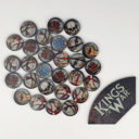 MG KoW Kings Of War Game Token Set & Arc Template