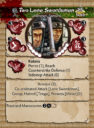 Two Lone Swordsmen Profile Card Front