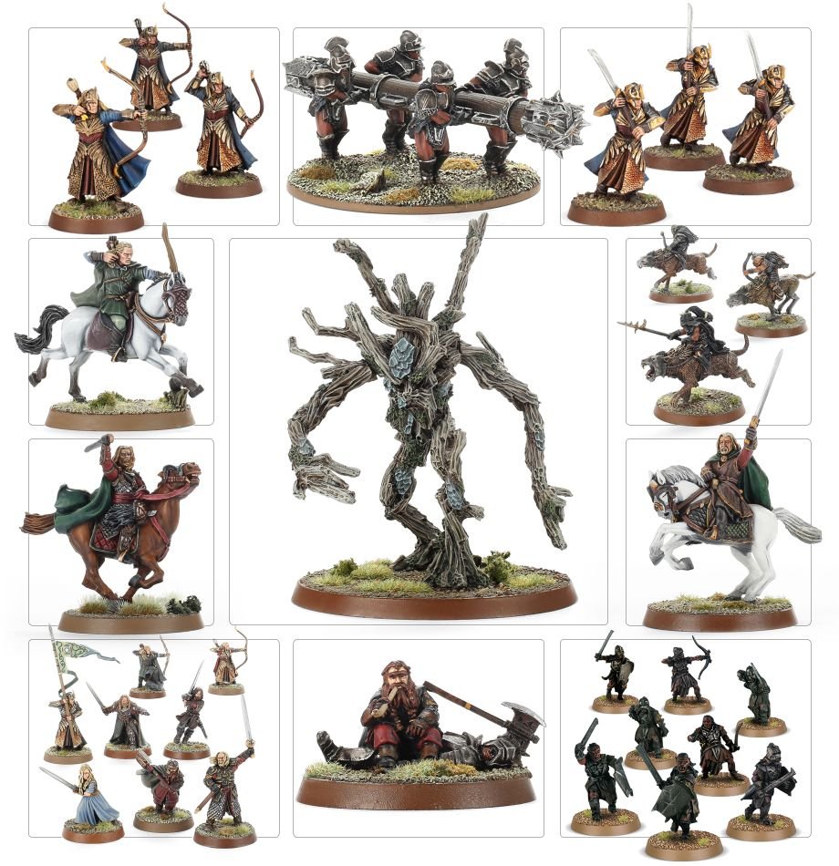 Gefährten games workshop herr der ringe tabletop Zinn Zwerge Gimli