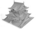 3D Alien Worlds Japanese Castle Print Preview 2