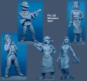 Gangland Girls Pulp Figures