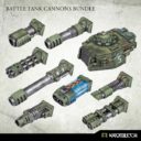 Kromlech Battle Tank Cannons Bundle 01