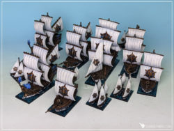 MG Kings Of War Armada Water Bases Tutorial 2