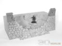 3D Alien World Ruinded Wall Preview 4