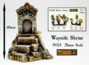 Black Powder Terrain Wayside Shrine & Shrine Tokens