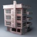 CorvusGamesTerrain3DprintableApartmentBuildingfor28mmcyberpunkandscifitabletopwargamesstackable2 1080x