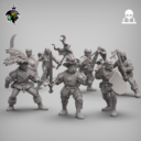 Reptilian Overlords Mercenaries And Militia STL Expansion Set 1