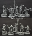 Scibor Cthulhu Cultists 5 Miniatures Set