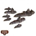 WarcradleStudios Dystopian Wars Borodino Battlefleet Set 2