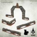 Tabletop Scenics Village Gates 2