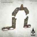 Tabletop Scenics Village Gates 6