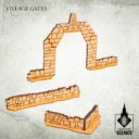 Tabletop Scenics Village Gates 7