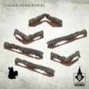 Tabletop Scenics Village Stone Fences 2