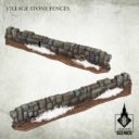 Tabletop Scenics Village Stone Fences 4