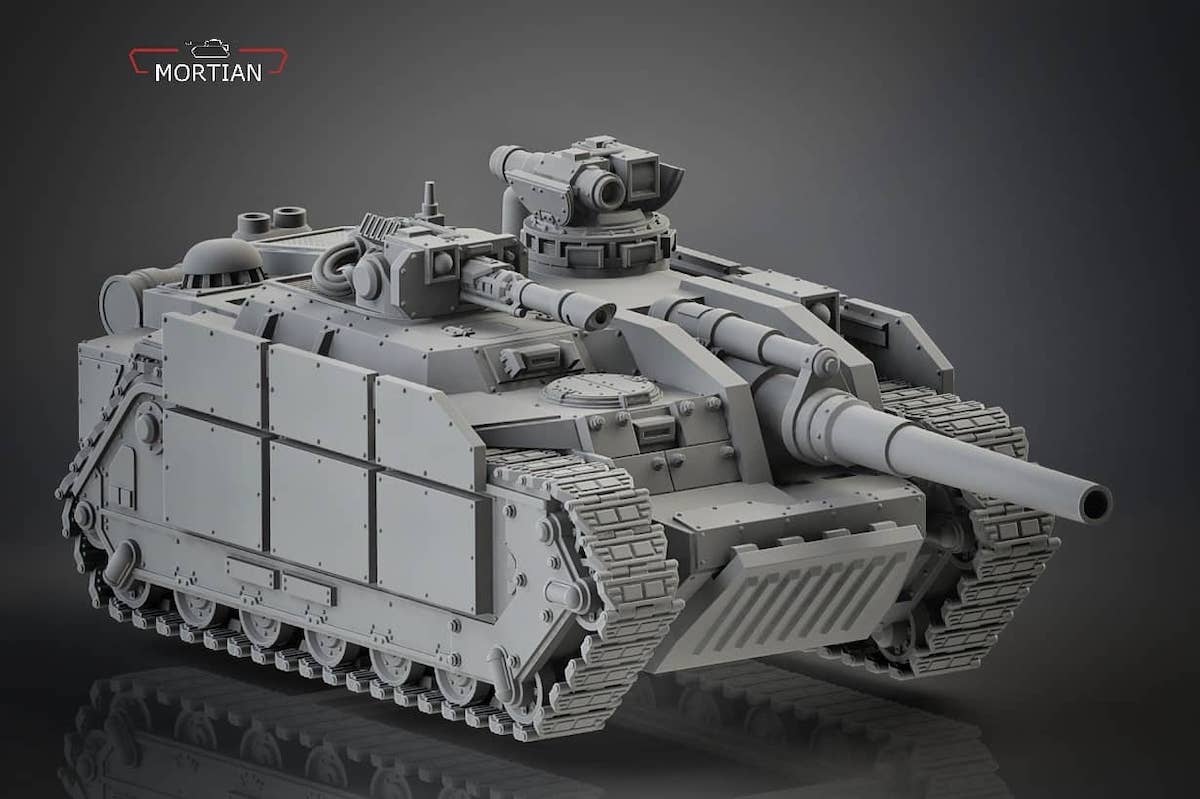 mortian heavy battle tank mortian heavy battle tank