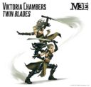 Malifaux Viktoria Chambers Twin Blades 1
