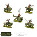 Warlord Games Warlords Of Erehwon Samurai Riding Komainu Lion Dogs 2