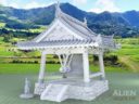 3D Alien Worlds Samurai Temple Bell 5
