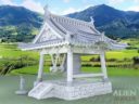 3D Alien Worlds Samurai Temple Bell 6
