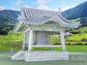 3D Alien Worlds Samurai Temple Bell 7