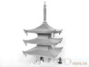 3DAlienWorlds Samurai Dicetower Pagoda 10