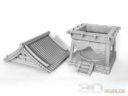 3D Alien Worlds Samurai Sumo Ring 8