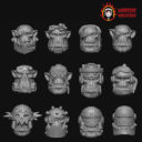 HM Tank Huntaz Heads Set #2