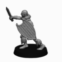 Unreleases Miniatures Tribal Warriors 10