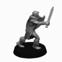 Unreleases Miniatures Tribal Warriors 12