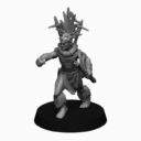 Unreleases Miniatures Tribal Warriors 8