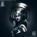 Robot Rocket Miniatures Neriah Guardian Of Time Academic Bust 1
