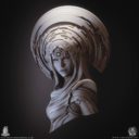 Robot Rocket Miniatures Neriah Guardian Of Time Academic Bust 3