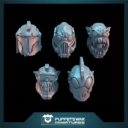 Puppetswar Orc Rocket Boys Heads (3D Resin Print) 1