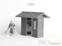 3DAlienWorlds Samurai Market Stalls Set 16