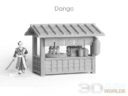 3DAlienWorlds Samurai Market Stalls Set 6